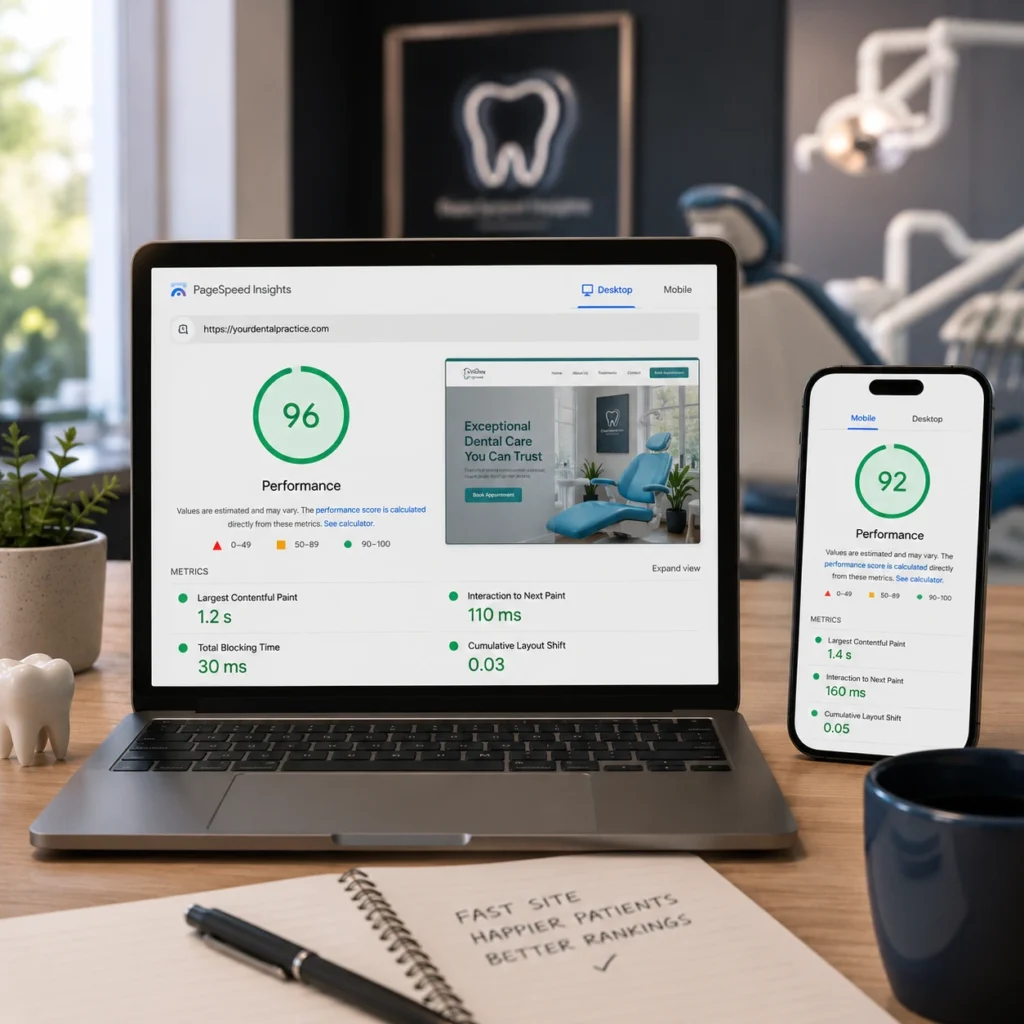 Core Web Vitals for Dental Websites