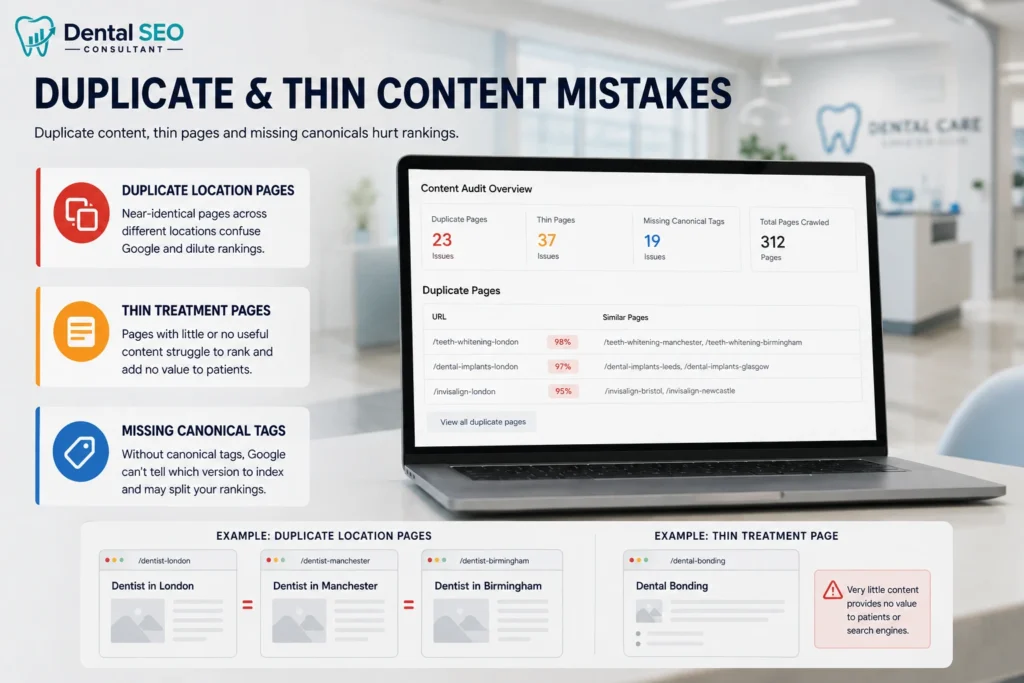 Duplicate and Thin Content Mistakes
