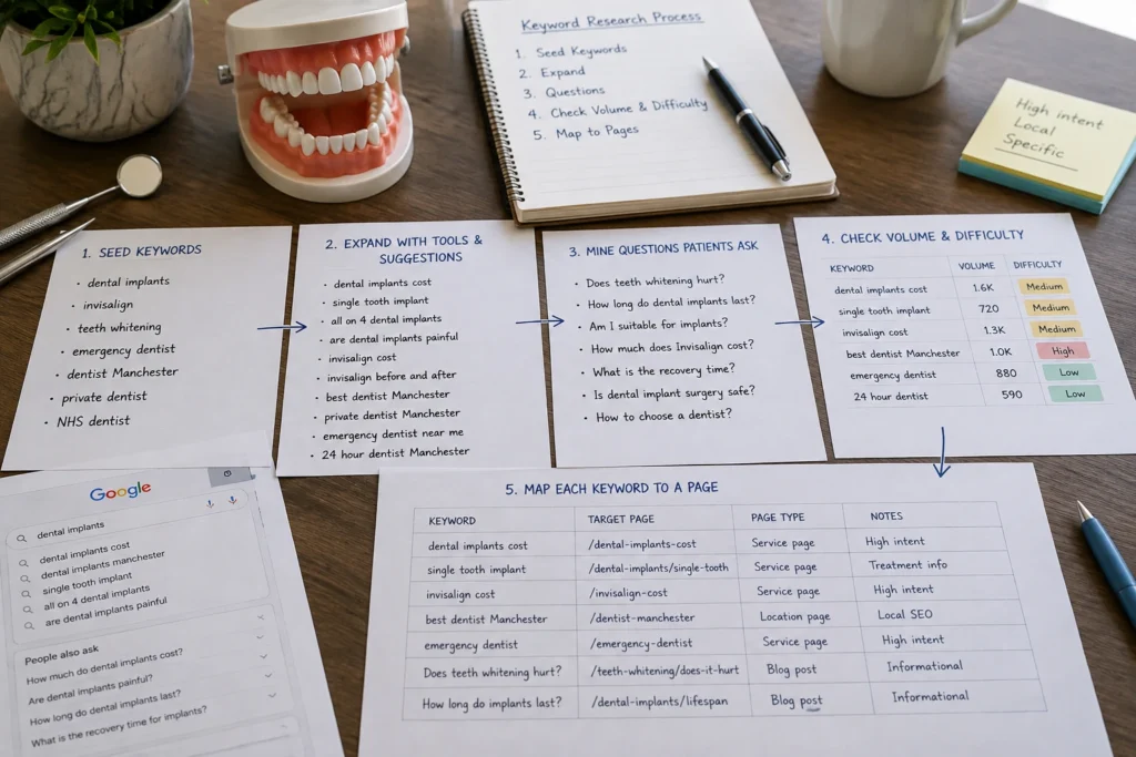 How to Do Keyword Research for a Dental Practice