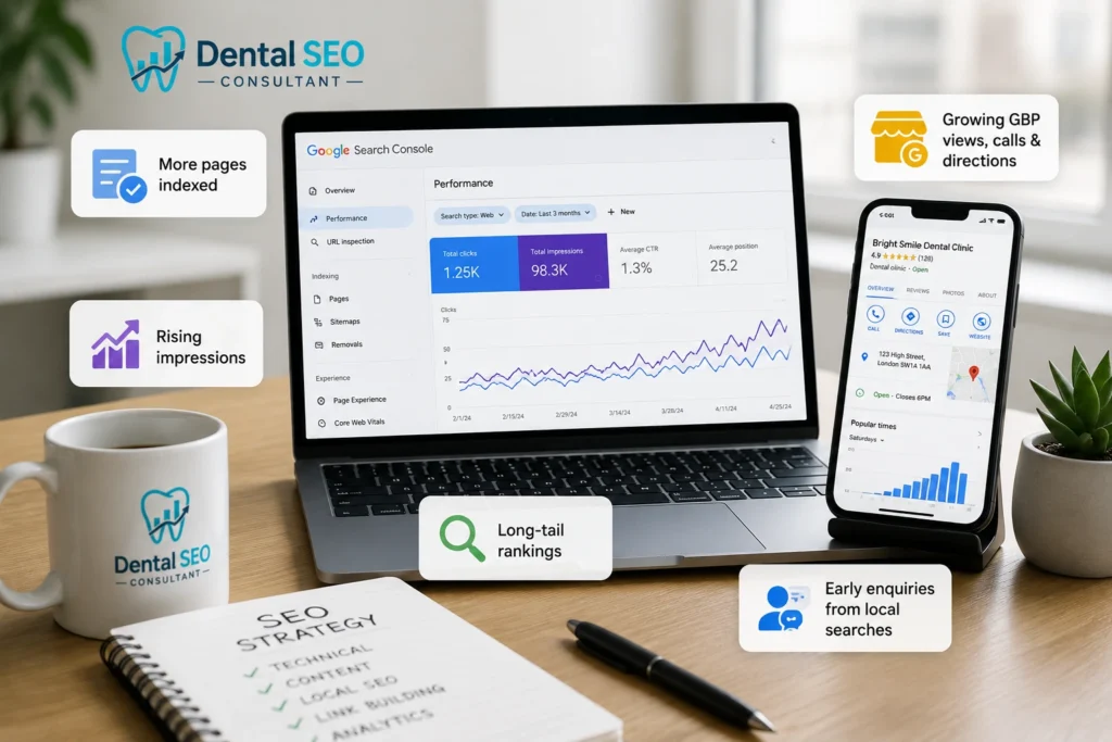 Early Signs Dental SEO Is Working
