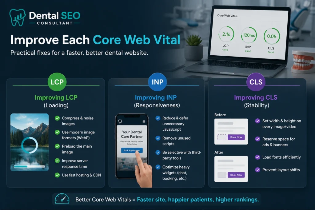 How to Improve Each Core Web Vital