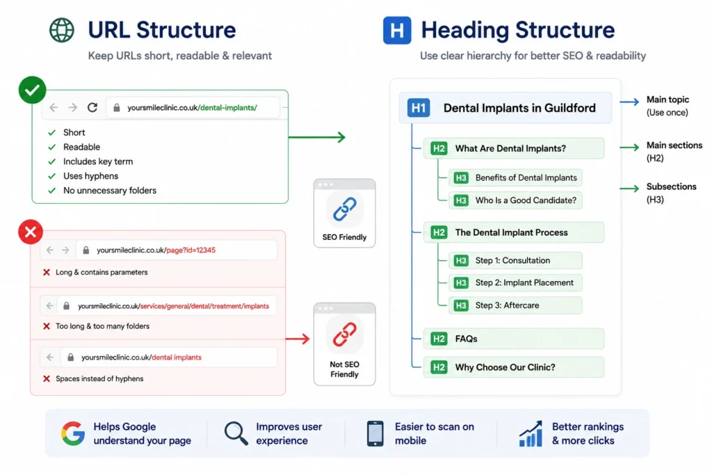 SEO Structure URLs and Headings