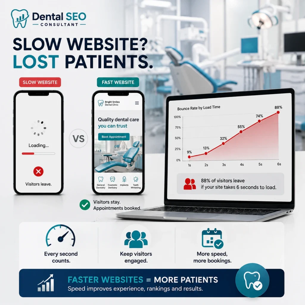 Slow Websites Lose Patients
