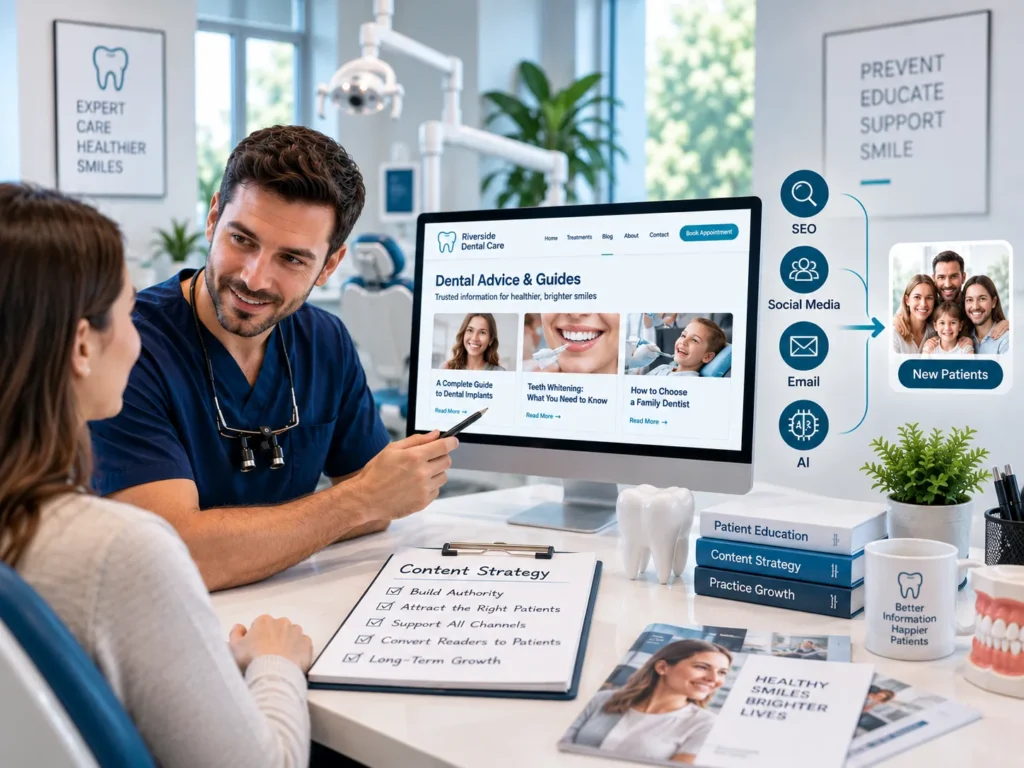 Dental Strategy Consultation in a Modern Clinic